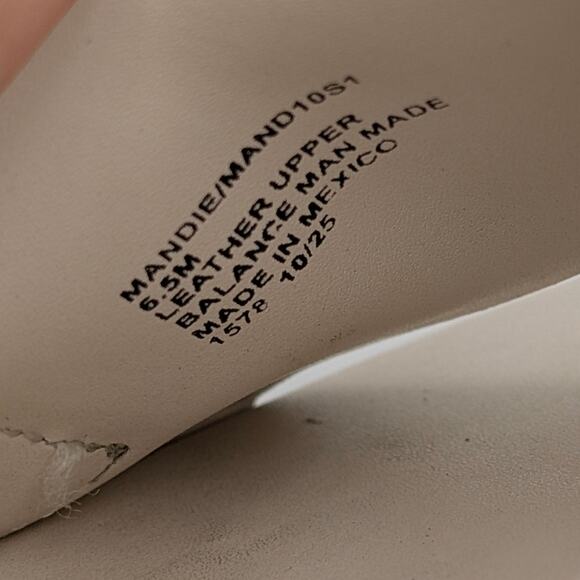 Steve Madden Mandie Slide Sandals Open Toe Women's White Size US6.5M EU37 - Picture 7 of 11